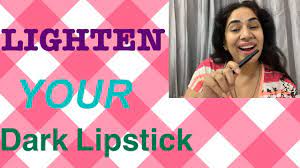 how to lighten dark lipstick lipstick
