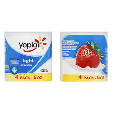 yoplait light strawberry yogurt 4 pk
