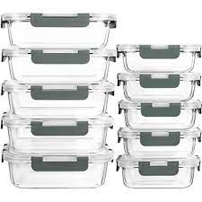Glass Meal Prep Containers With Lids