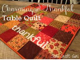 thankful holiday table quilt tutorial