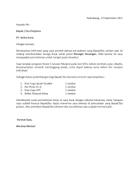 Contoh Cover Letter Fresh Graduate Bahasa Indonesia   Cover Letter    
