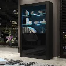 Black Display Cabinet