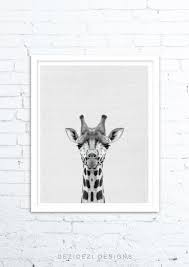giraffe wall art giraffe print