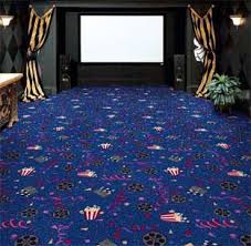 home theater style area rug