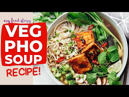 super easy vegetarian pho soup