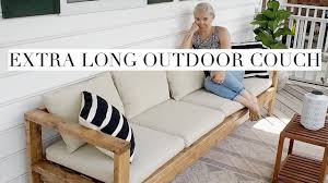 diy outdoor couch built from 2x4s