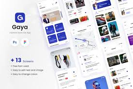 Design prototyping design systems downloads. Gaya Fashion Store Ios App Design Ui Figma Psd Template In Ux Ui Kits On Yellow Images Creative Store
