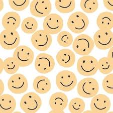 smiley face fabric wallpaper and home