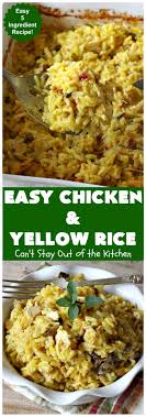 easy en and yellow rice can t