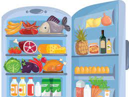 Картинка холодильник с продуктами - 48 фото
