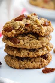 chewy oatmeal raisin cookies simply