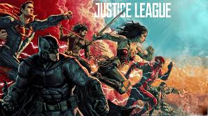 justice league comic art poster