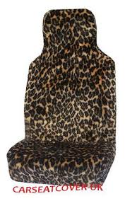 Leopard Faux Fur Car Seat Covers