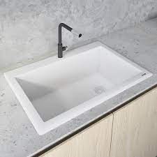 topmount granite composite kitchen sink