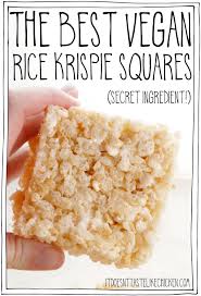 the best vegan rice krispie squares