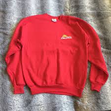 New Del Taco Red Crewneck Sweatshirt Adult M Unisex Hanes