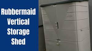 rubbermaid vertical storage shed you