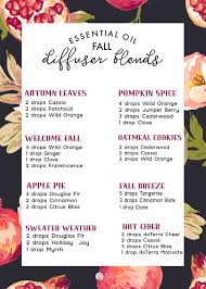 fall essential oil diffuser blends autumn diffuser recipes fall scents for your home