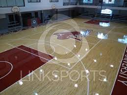 basketball court flooring action