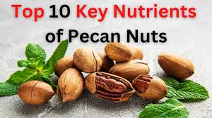 top 10 key nutrients of pecan nuts