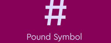 what is the pound symbol and how