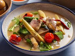 tom yam pla thai y and sour soup