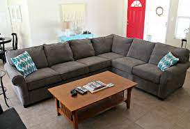 Charcoal Gray Sectional Away She Went