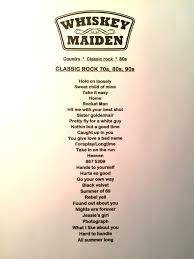 Dance 80 singers charts bands lists playlists hits tracks artists albums. Whiskey Maiden Song List
