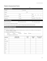 Mmp Patient Assessment Form
