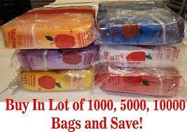 apple 1010 1 x1 plastic bags baggies