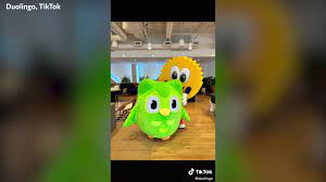 Duolingo owl and Scrub Daddy get frisky in weirdest brand TikTok yet