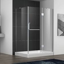 semi frameless shower enclosure room