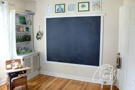 Diy Navy Blue Chalkboard Wall With Any