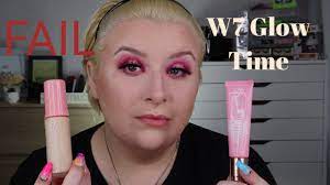 w7 glow time foundation primer review