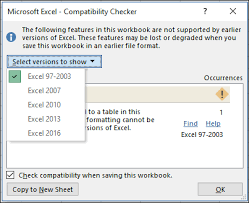 Formula Compatibility Issues In Excel