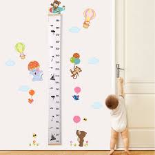 Baby Height Growth Chart Hanging Rulers Room Decoration Wall