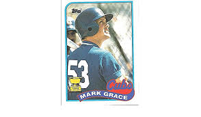 This is the only card of grace ever made featuring both a bat barrel and a certified. Mark Grace 1989 Topps All Star Rookie Collectible Baseball Card 465 Chicago Cubs Free Shipping At Amazon S Sports Collectibles Store