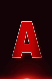 red letter a name wallpaper
