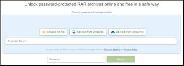 unlock pword protected rar free