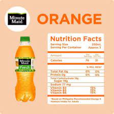 minute maid fresh orange 800ml pack