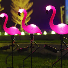 Solar Flamingo Light Garden Decor