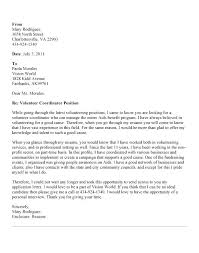 Volunteer Cover Letter Sample Hospital Volunteer Essay Co Letter For
