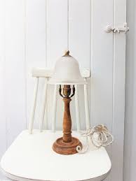 opal glass lamp shade and retro cable
