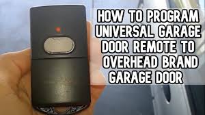 universal garage door remote