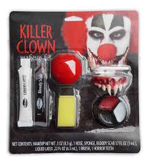 horror clown special fx makeup set
