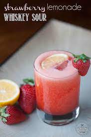 strawberry lemonade whiskey sour recipe