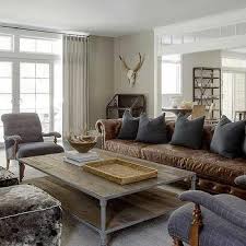 gray chesterfield living room sofa