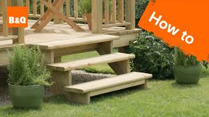 Remember to also consider whether the balustrade is made of wood as wooden steps with metal balustrades are quite. How To Build A Decking Step Youtube