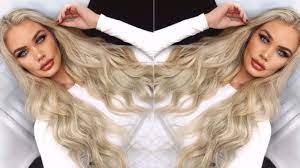 Read this article for instructions on how there is a way of putting on extensions that can last up to 2 to 3 months without removing it as you have to braid your hair in lines and sew the extension. Lullabellz 5 Piece Large Wavy Application Youtube