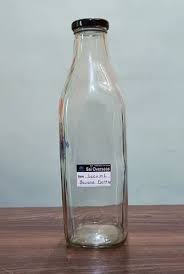 1000 Ml Square Milk Glass Bottle